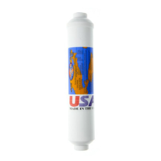 REPLACEMENT WATER FILTER  INLINE OMNIPURE CARBON 2X10 - RF0020