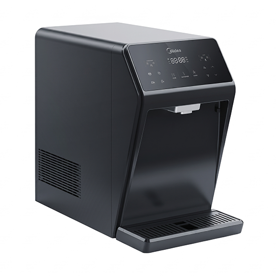 ΨΥΓΕΙΟ NΕΡΟΥ MIDEA JL2345T-UF ΑΦΗΣ ΖΕΣΤΟ/ΚΡΥΟ ΑΠΕΥΘΕΙΑΣ ΠΑΡΟΧΗΣ ΜΕ ΦΙΛΤΡΑ ΕΠΙΤΡΑΠΕΖΙΟ ΜΑΥΡΟ