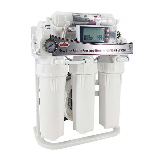 ΦΙΛΤΡΟ ΝΕΡΟΥ ΑΝΤΙΣΤΡΟΦΗΣ ΟΣΜΩΣΗΣ KRAUSEN RO DIRECT 800GPD (2X400GPD) 5-ΣΤΑΔΙΩΝ + LCD ΚΑΙ ΑΝΤΛΙΑ ΠΙΕΣΗΣ
