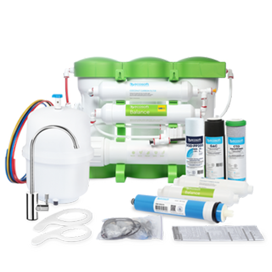 ΦΙΛΤΡΟ ΝΕΡΟΥ ΑΝΤΙΣΤΡΟΦΗΣ ΟΣΜΩΣΗΣ ECOSOFT PURE BALANCE 75GPD 6-ΣΤΑΔΙΩΝ 10 ΦΙΛΤΡΑ